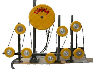 完全ウェット型水中ワイヤーソーイング本体